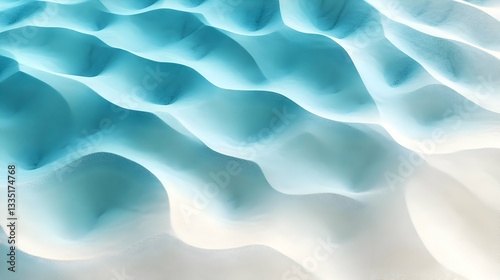 An abstract textured sand pattern with shades of teal, blue, and gray, ideal for background use or wallpaper design. 40k, , high resolution