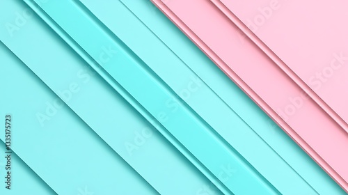 Angled pastel color stripes of different colors and widths