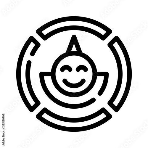 mood tracker line icon