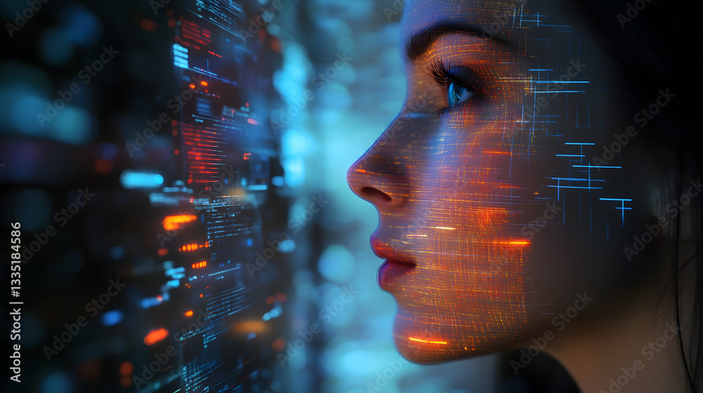 An interactive AI system interpreting human emotions from subtle gestures and expressions, providing emotional feedback through visual projections. An interactive AI system interpreting human emotions from subtle gestures and expressions, providing emotional feedback through visual projections.