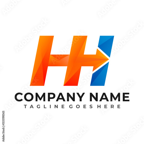 Abstract Colorful Logo Design Elements