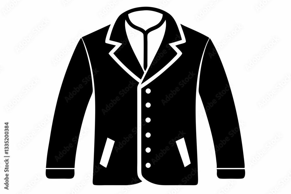jacket line art silhouette vector illustration jacket line art silhouette vector illustration