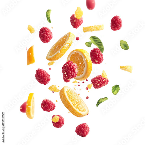 fruits and vegetables on a transparent background