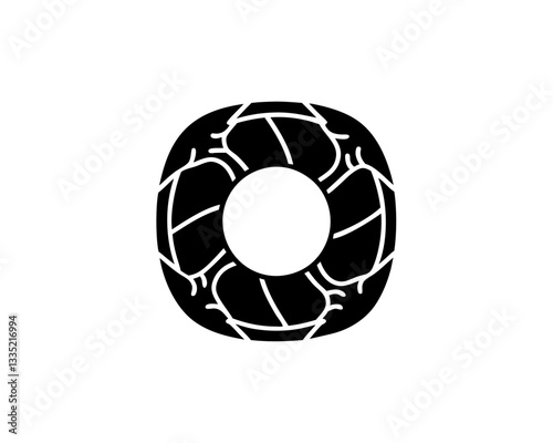 creative details Lifebuoy Icon vector illustration