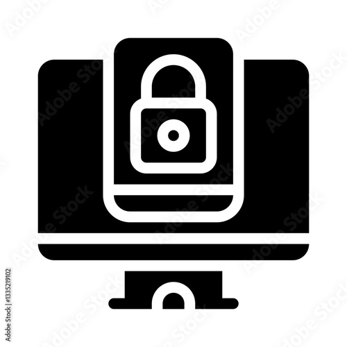 2FA glyph icon