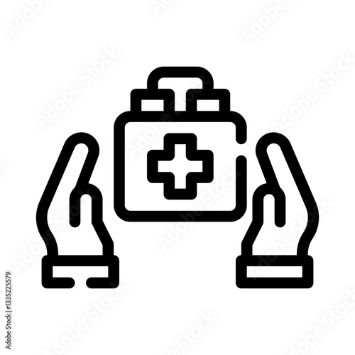 preventive care line icon