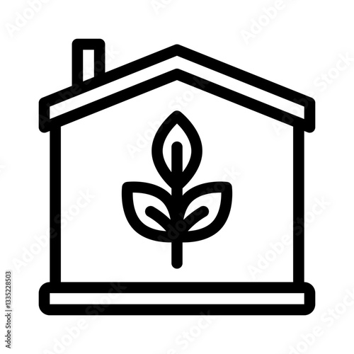 energy efficient line icon