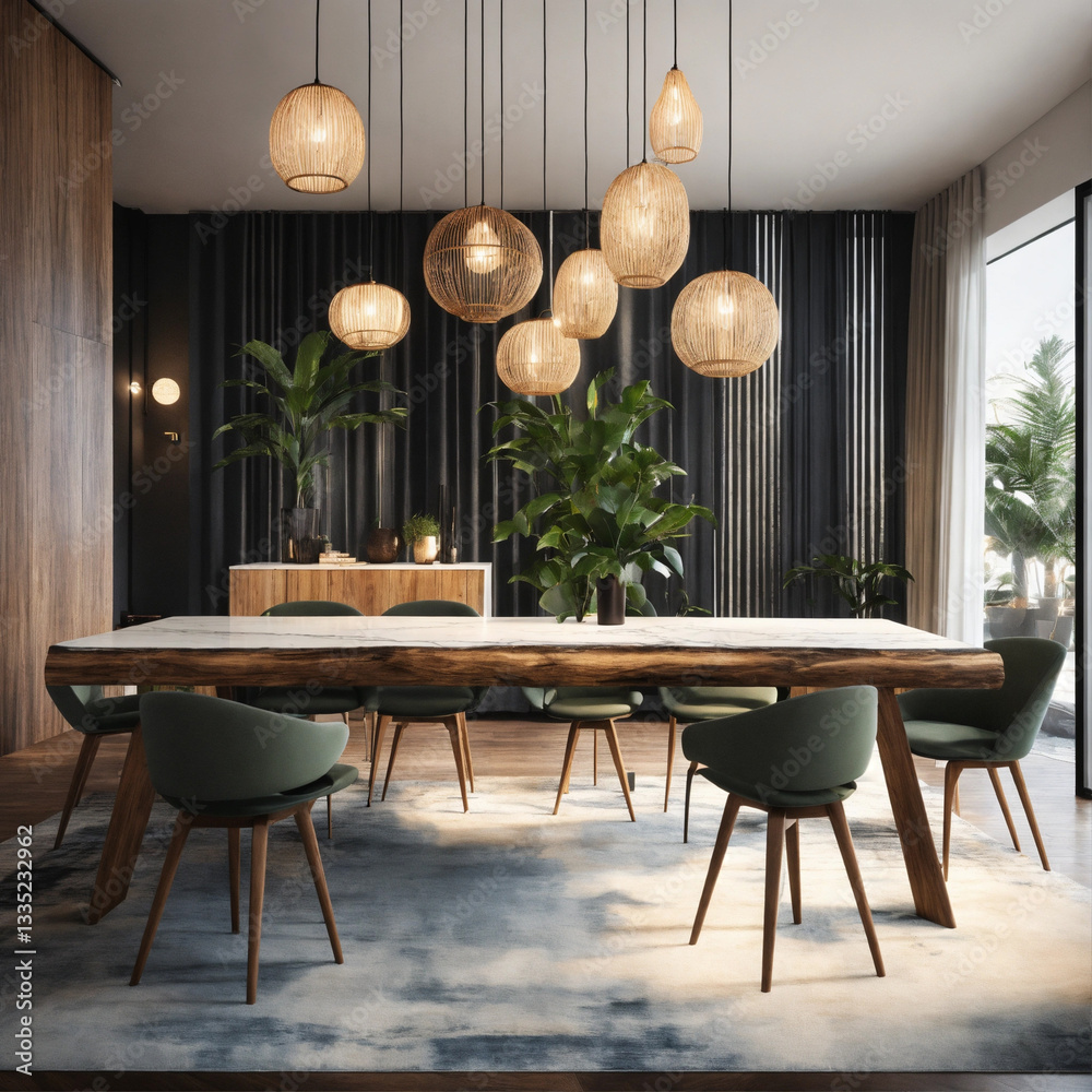 Fototapeta premium modern dining room