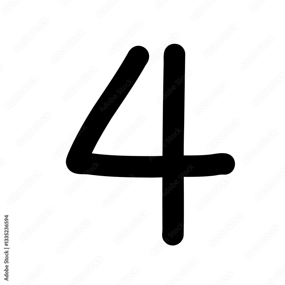 Obraz premium Number