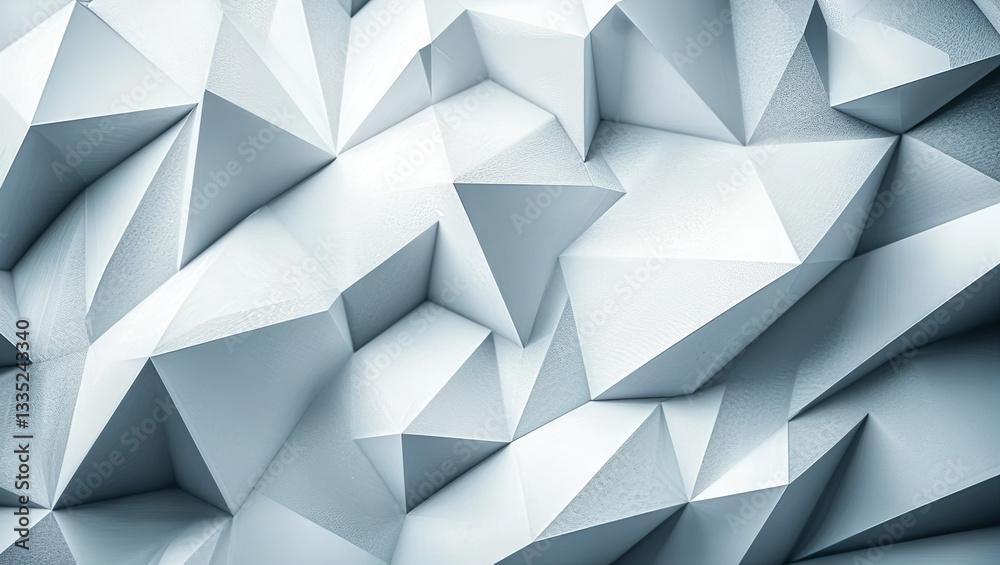 Abstract White Geometric Spike Pattern Background. 3D Vector Triangle Line Illustration Design with copy space. Abstract White Geometric Spike Pattern Background. 3D Vector Triangle Line Illustration Design with copy space.