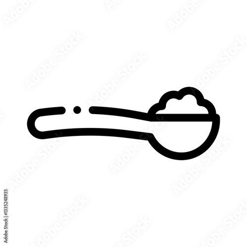 spoon line icon