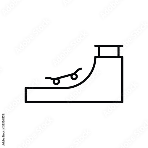 ramp Vector icon