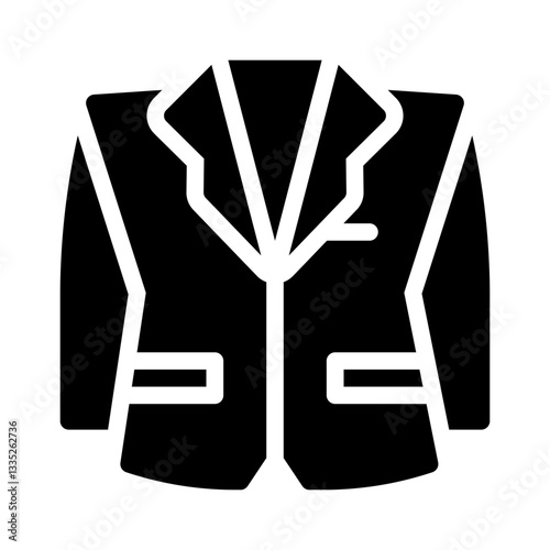 suit glyph icon
