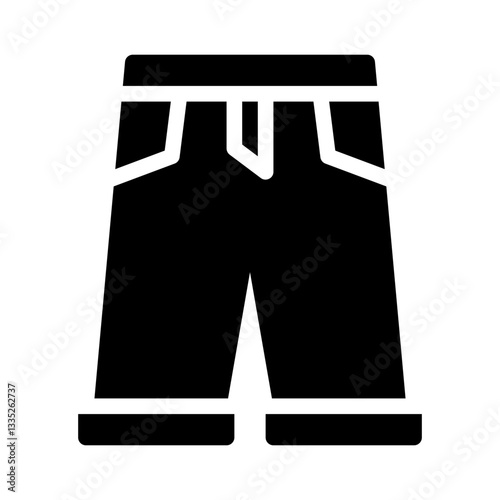 jeans glyph icon