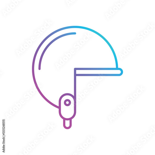 Helmet Vector icon