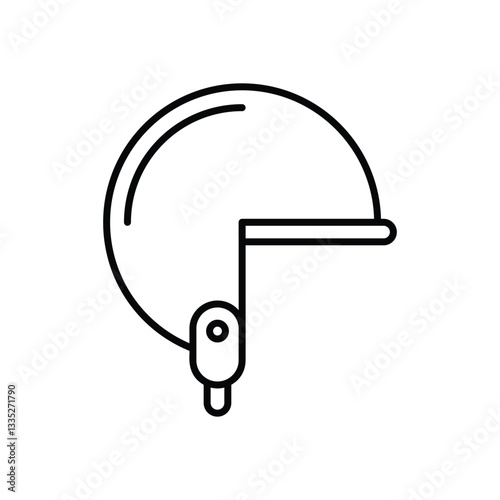 Helmet Vector icon