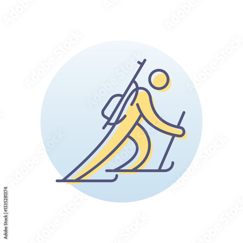 Biathlon Vector icon