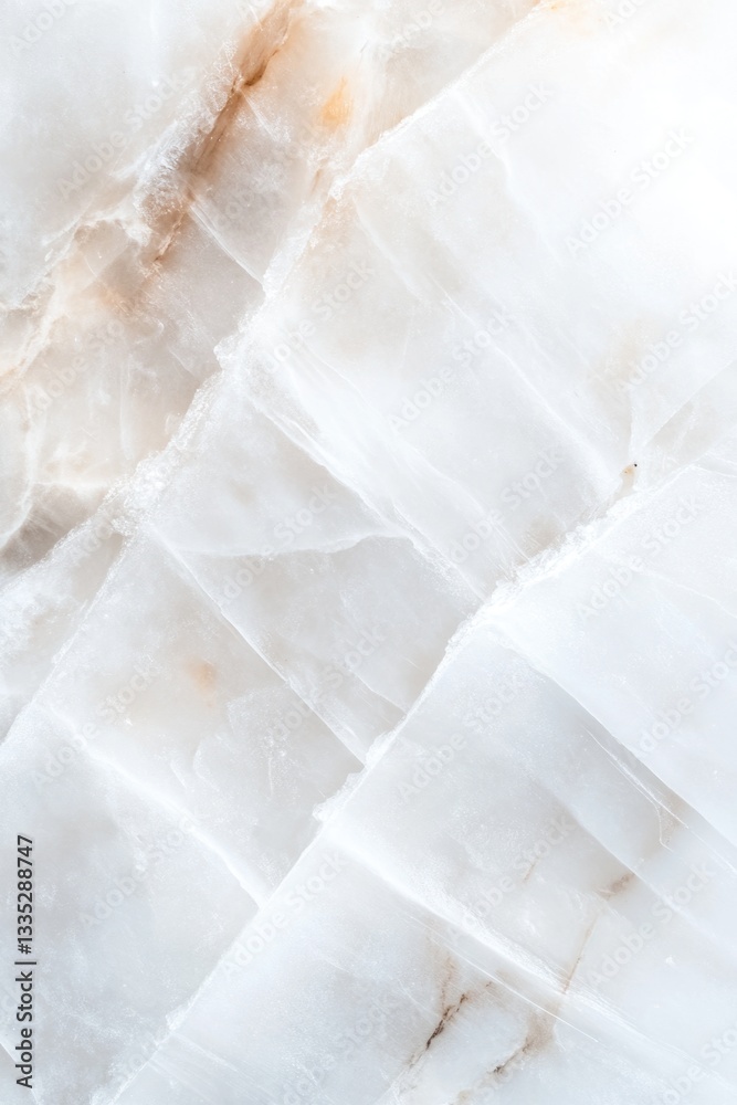 Obraz premium White marble texture with soft patterns and natural tones