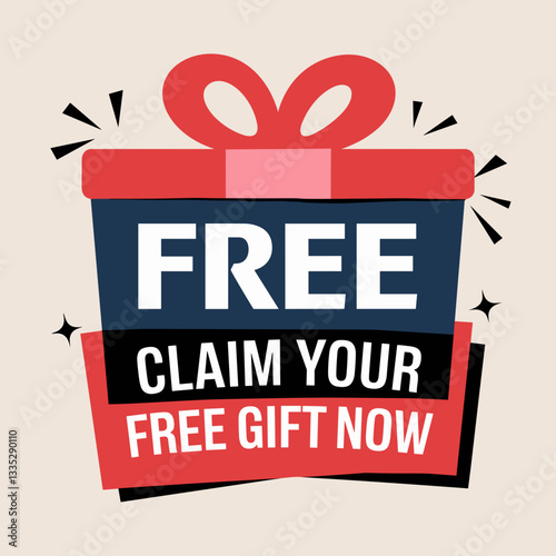 Claim Your Free Gift - Promotional Giveaway Banner