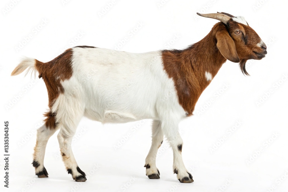 Fototapeta premium boer goat isolated on white background
