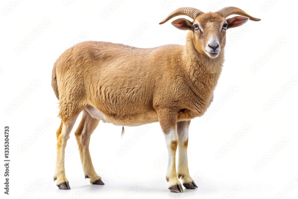 Obraz premium somali sheep isolated on white background