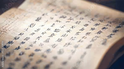 Traditional Chinese calligraphy on a textured paper background