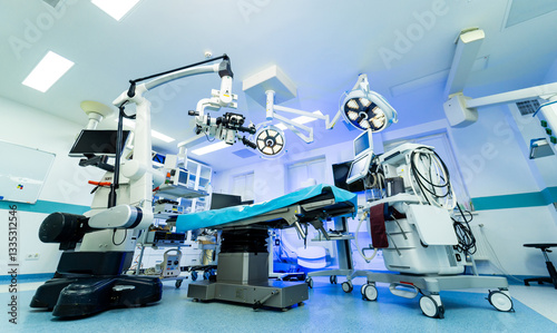Tablou pe pânză Neurosurgery OR setup