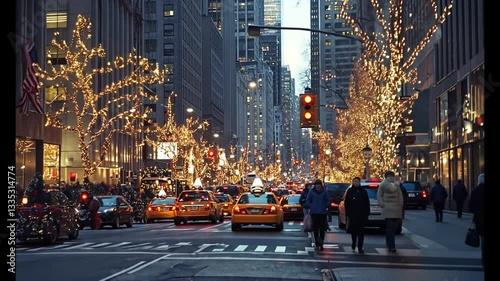 Magical Christmas Evening in New York City