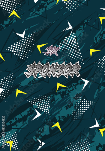 Vector jersey Background design for sublimation sport t shirt design