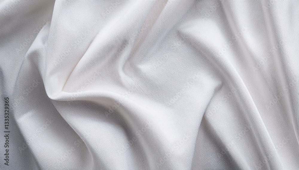 Fototapeta premium white fabric wall texture for background
