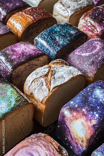 A cosmic bakery where each bread loaf contains a map of a different galaxy