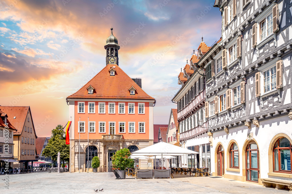 Fototapeta premium Altstadt, Schorndorf, Germany 