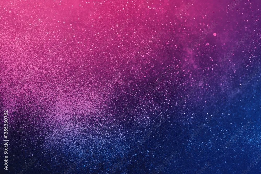 Obraz premium Abstract grainy texture with vibrant purple, blue, and pink gradient on dark background