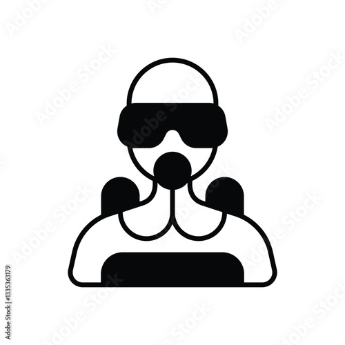 Diver Vector icon