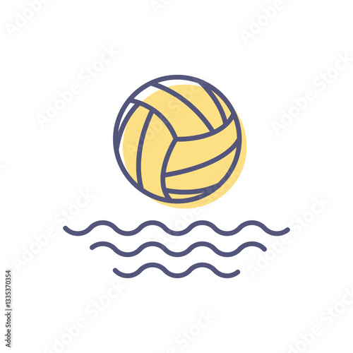 Water Polo Vector icon