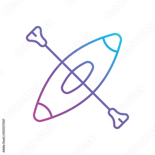 Kayak Vector icon