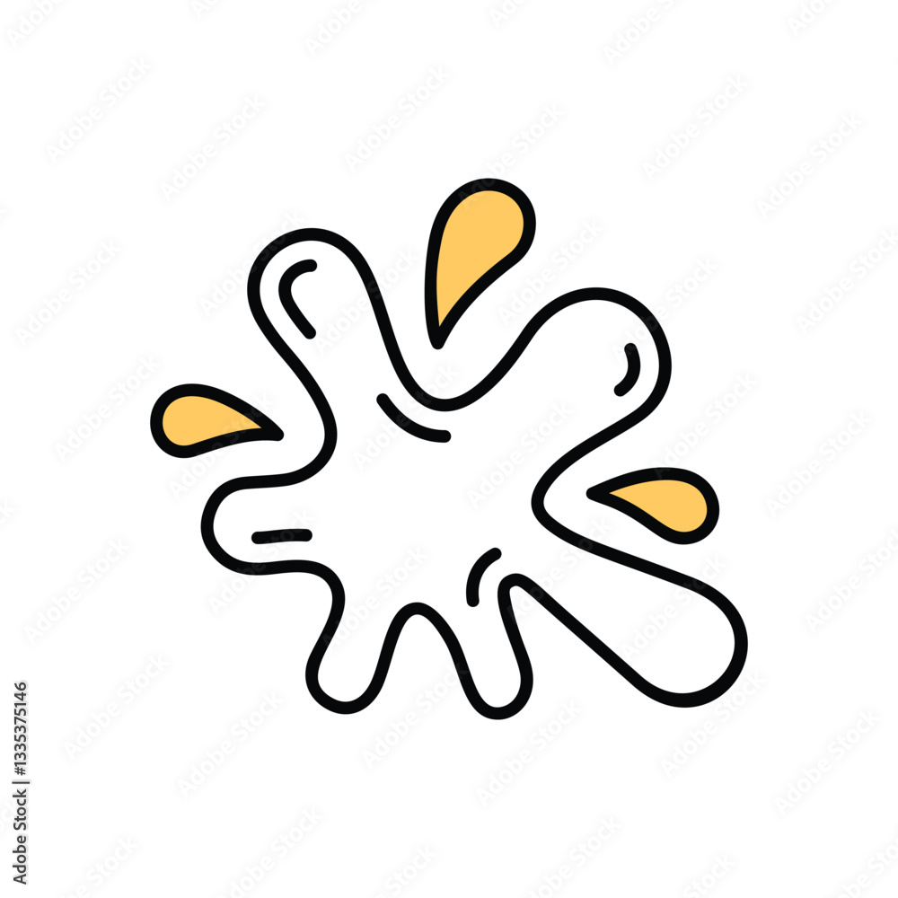 Splash Vector icon Splash Vector icon