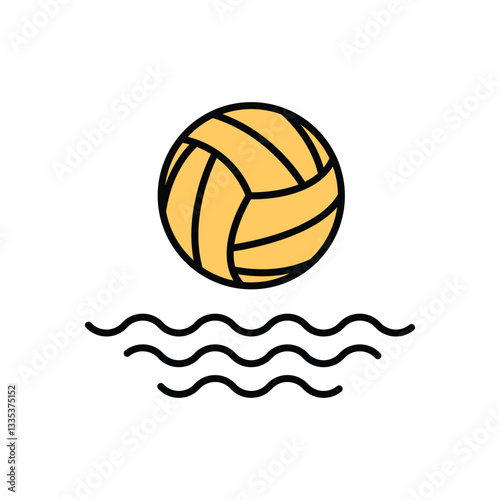Water Polo Vector icon