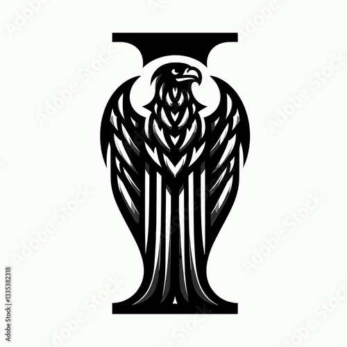 Supreme Black Eagle Logo for Professional Branding