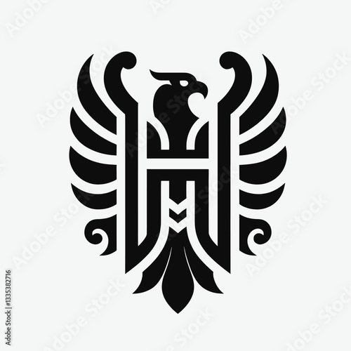 Fearless Black Eagle Logo for Professional Branding