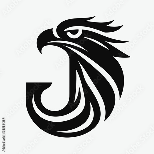 Astounding Black Eagle Logo for Professional Branding