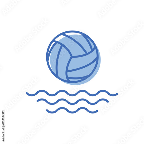 Water Polo Vector icon