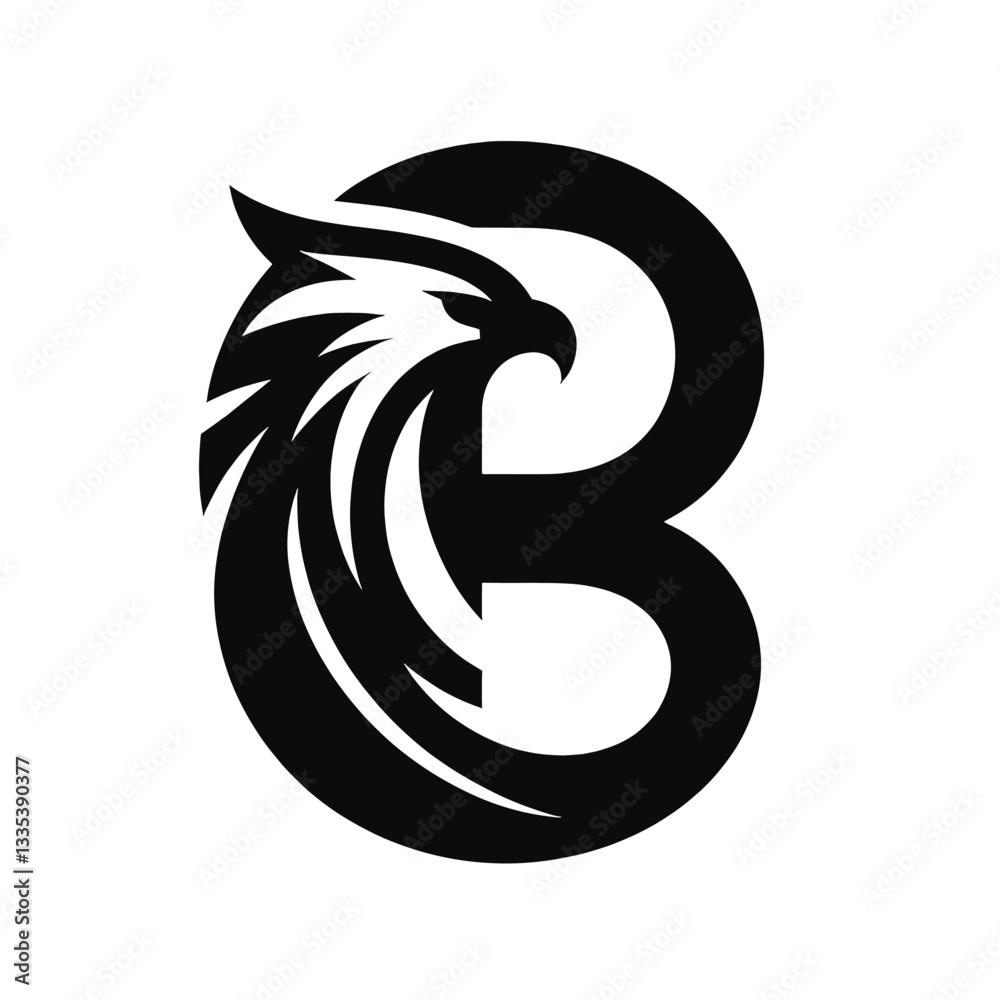 Unstoppable Black Eagle Logo for Professional Branding Unstoppable Black Eagle Logo for Professional Branding