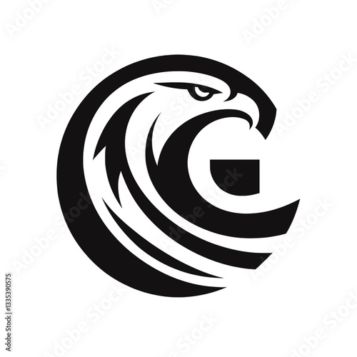 Alpha Black Eagle Logo for Professional Branding