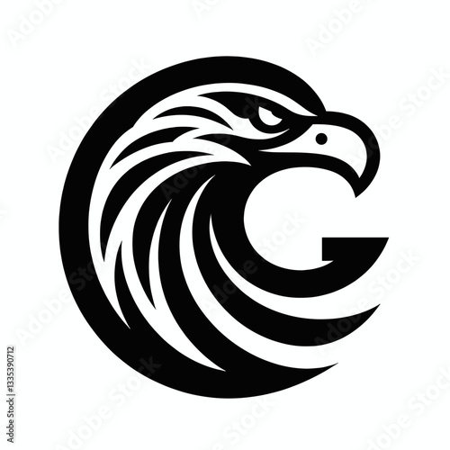 Astounding Black Eagle Logo for Professional Branding