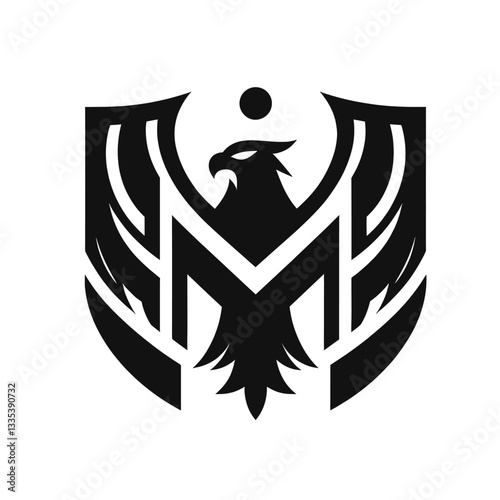 Sharp Black Eagle Logo for Professional Branding