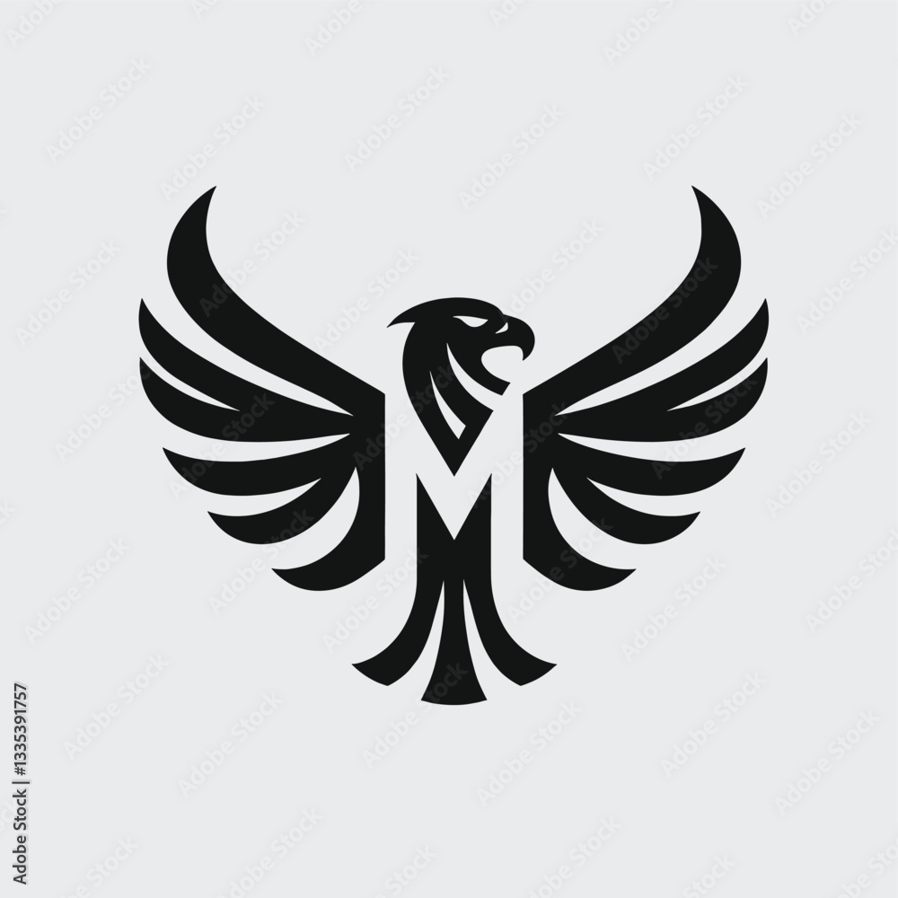 Fototapeta premium Gaming Eagle Logo Perfect for eSports, Teams and Streaming