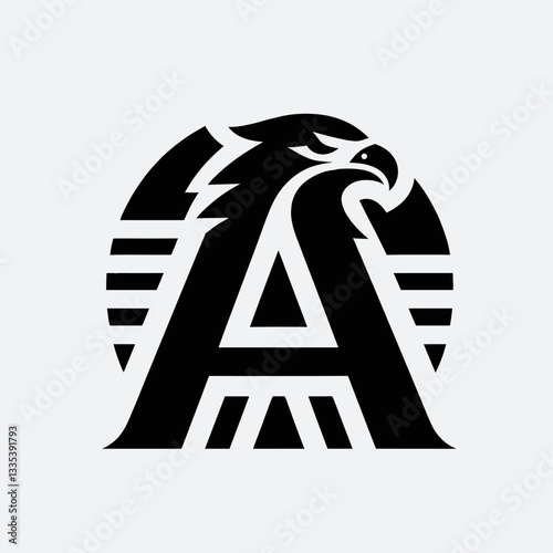 Versatile Black Eagle Logo for Professional Branding