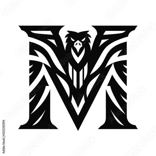 Victorious Black Eagle Logo for Professional Branding