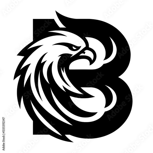 Fierce Black Eagle Logo for Professional Branding